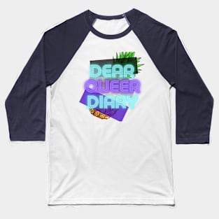 Pineapple Dear Queer Diary Baseball T-Shirt